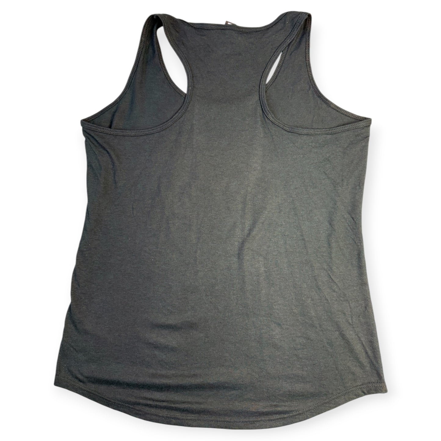 Black Tank Top | Silver Logo